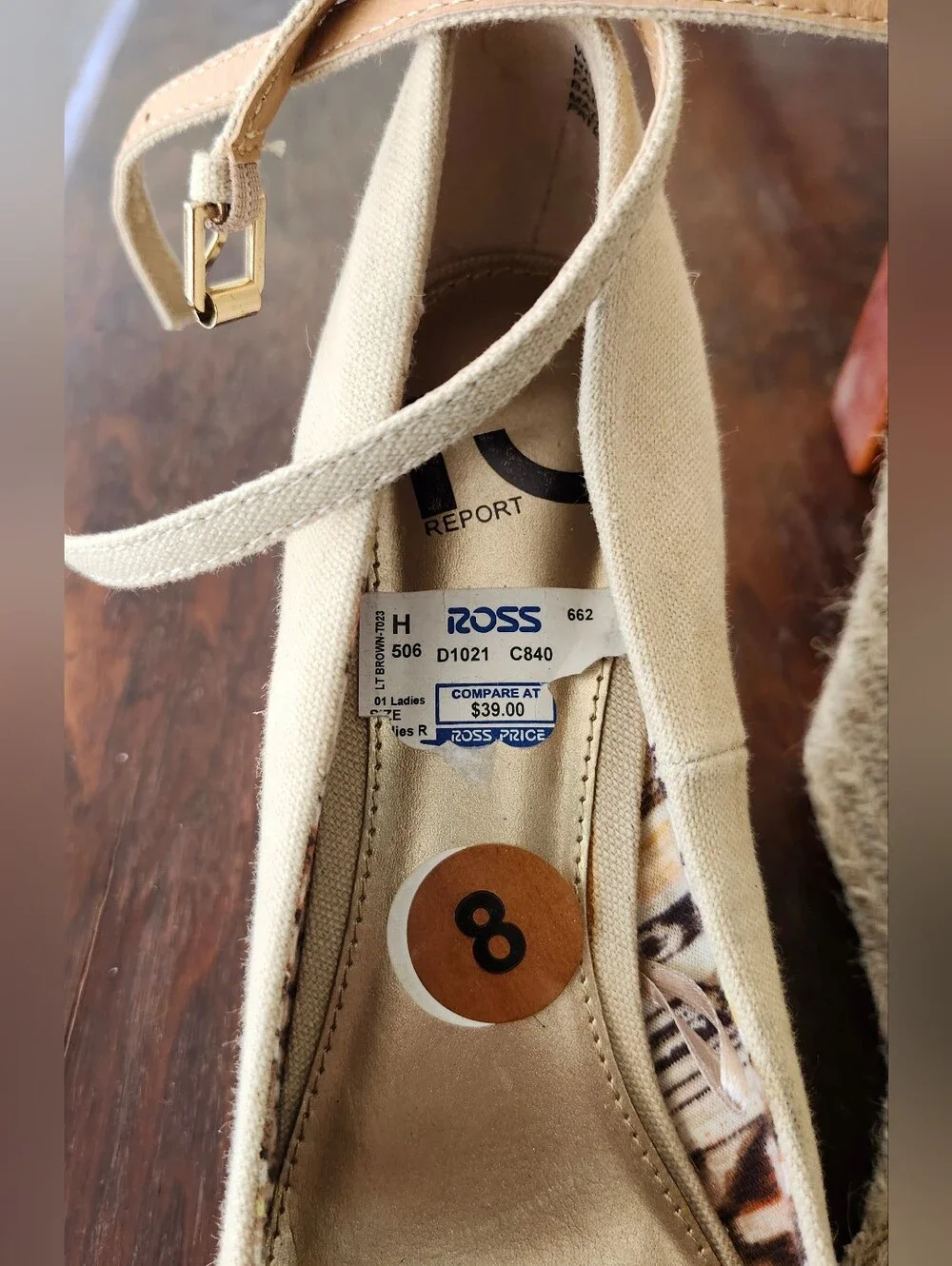 Report espadrille wedge